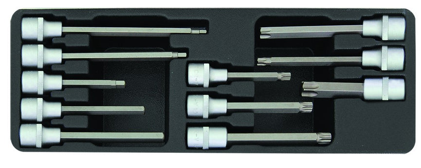 Torx spline en inbusdoppenset 1/2" 11 dlg-0