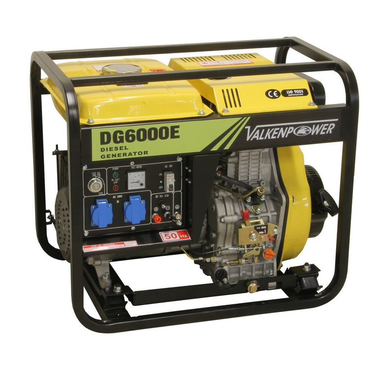 Diesel generator set open type 230V 6kVA with ATS-0