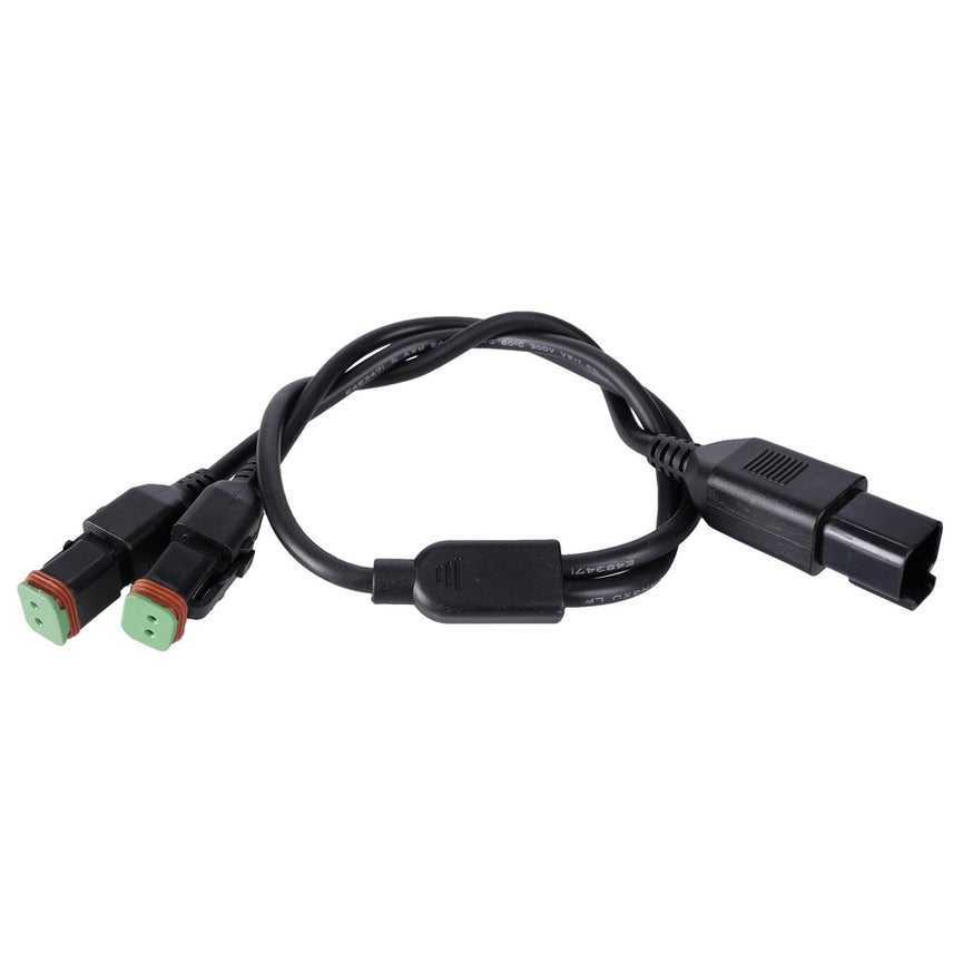 Splitter 2 polig van 1 naar 2 stekkers-0