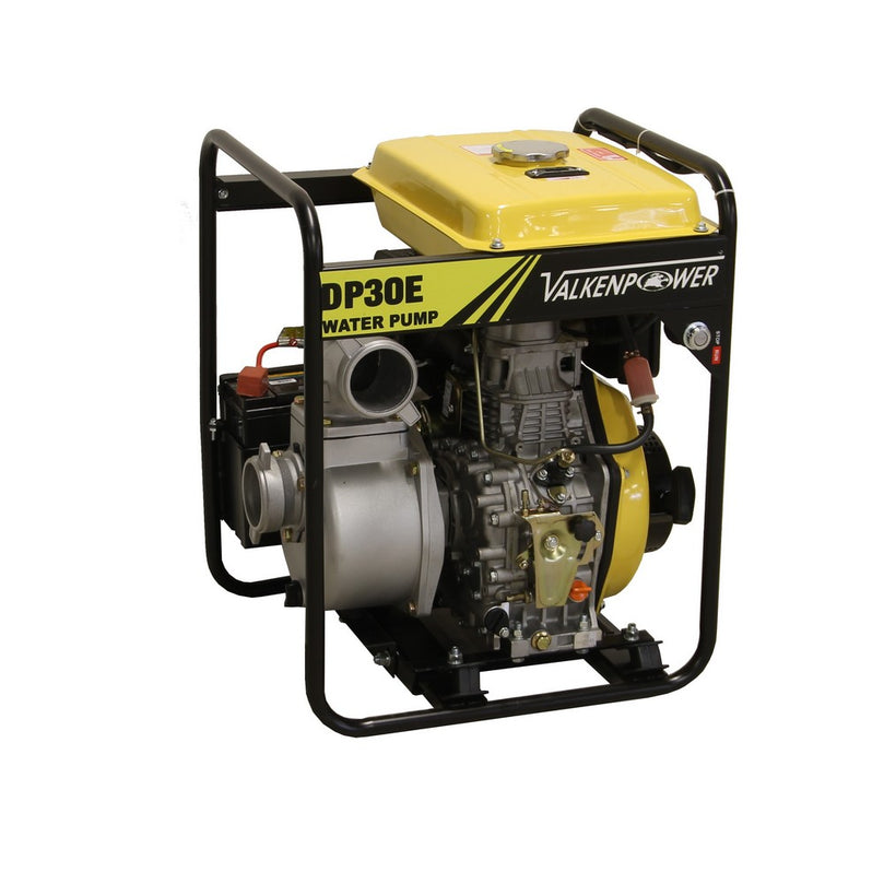 Diesel waterpomp 3'' 80mm elektrische start-0