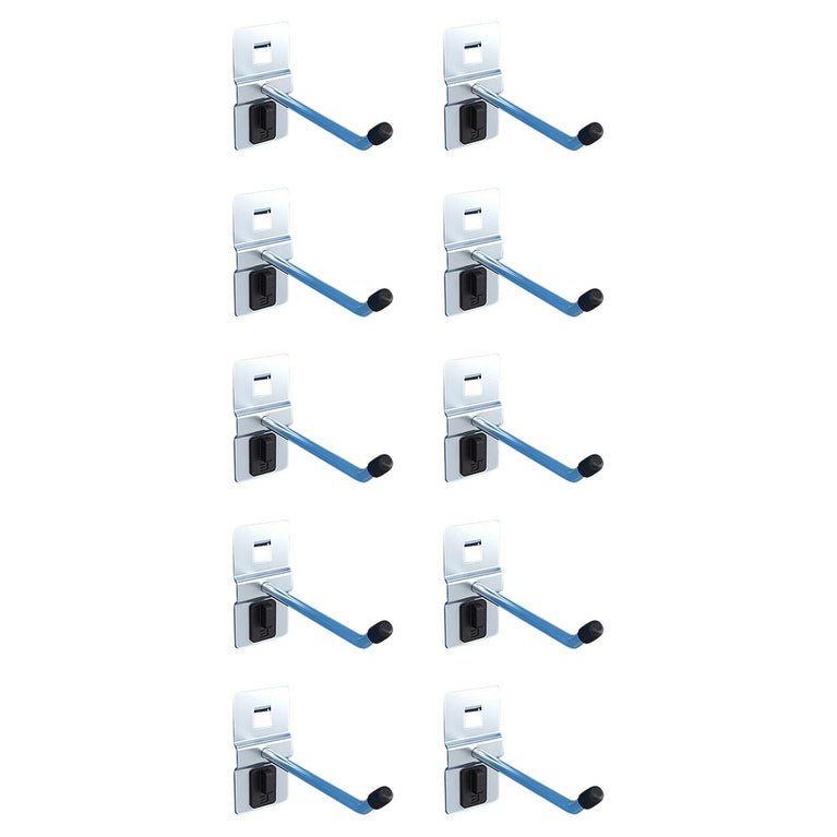 Gereedschapshaak enkel lang 80mm set 10stuks-0