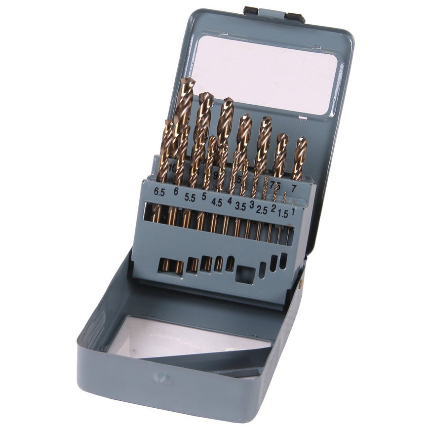 HSS metaalborenset kobalt split point 19 delig-0