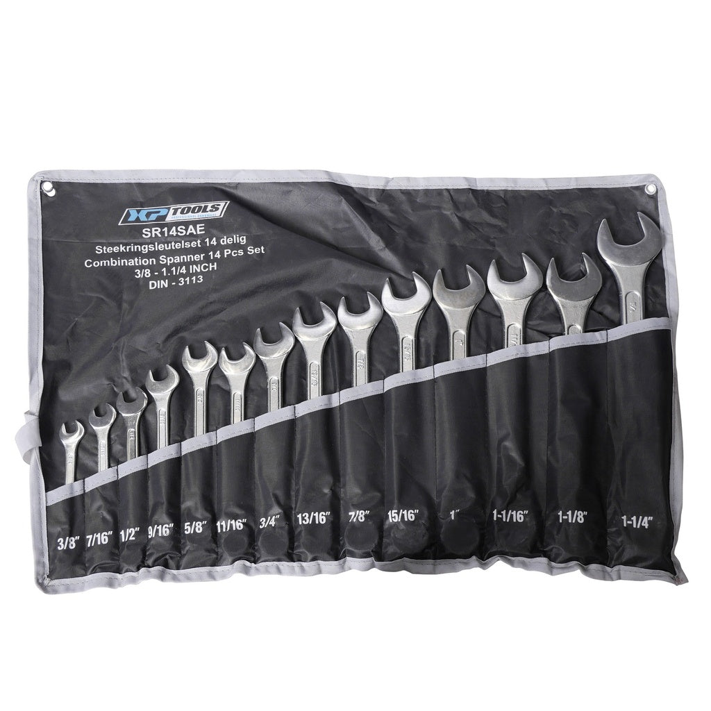 Steekringsleutelset inch maten 14 delig-0