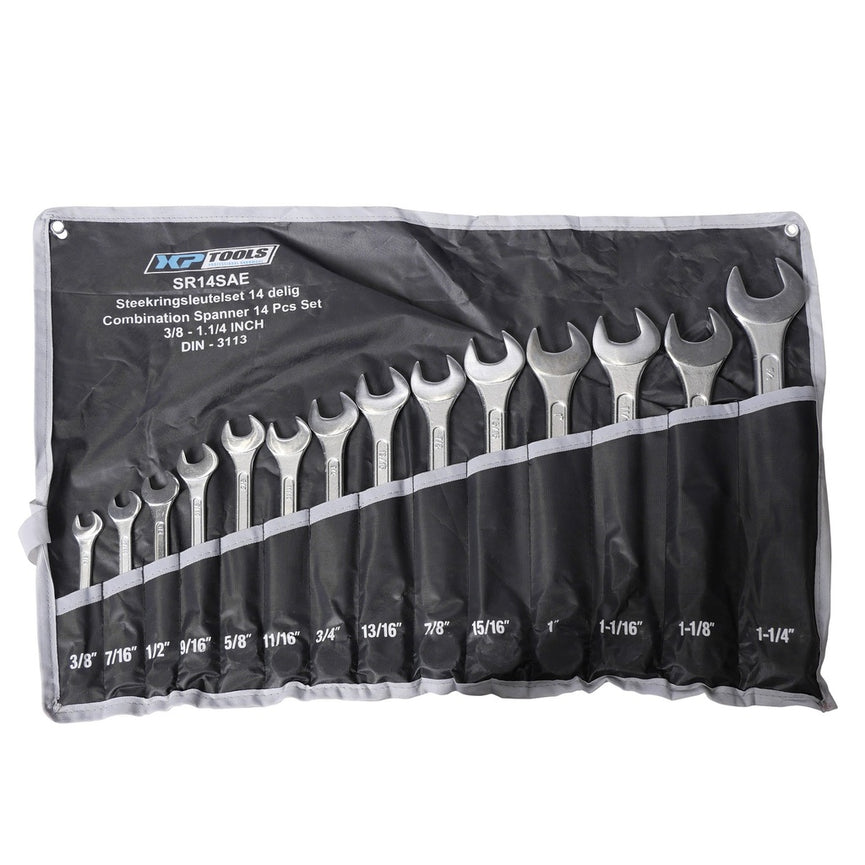 Steekringsleutelset inch maten 14 delig-0