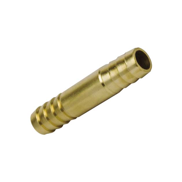 Rechte Slangpilaar Messing 6mm-0