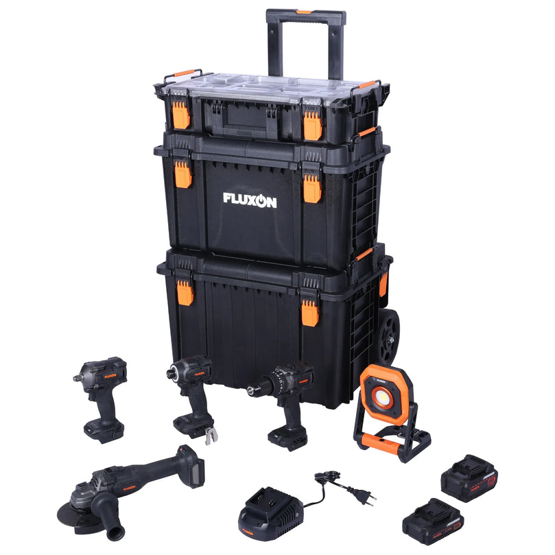 Fluxon 9-delige accugereedschapset-0