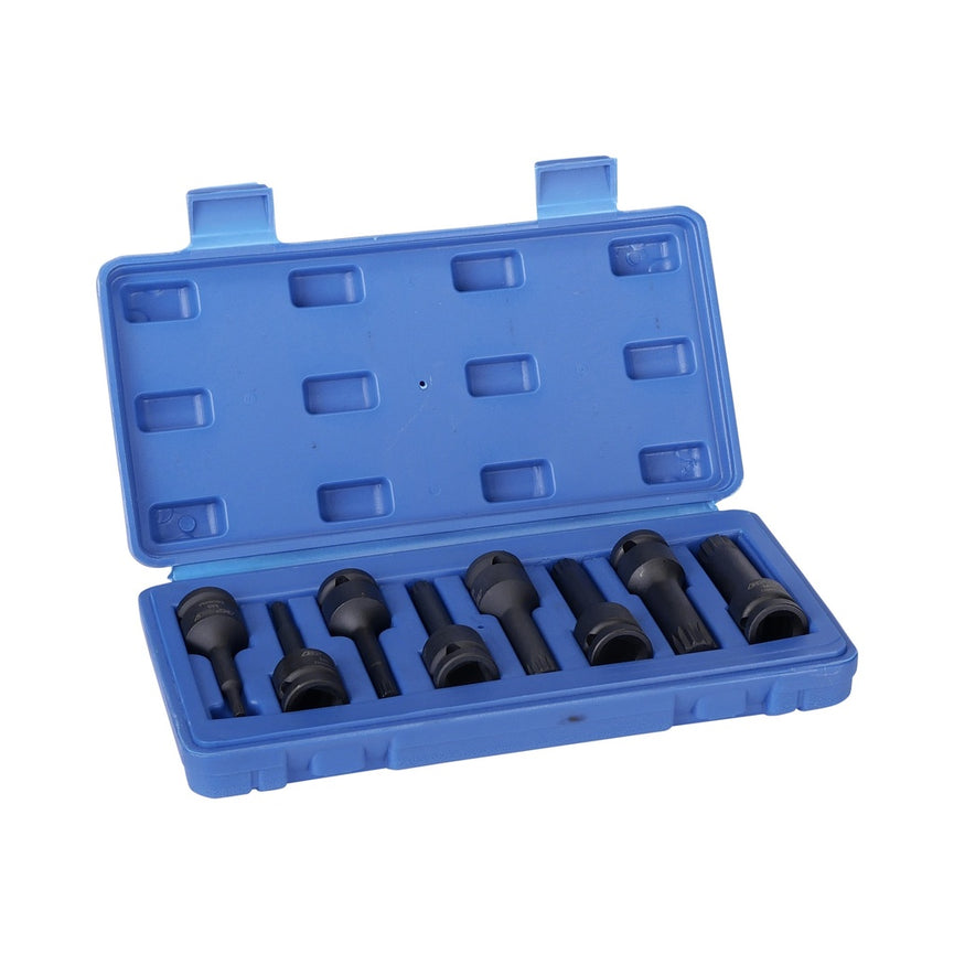 Impact doppenset spline 1/2" 8 delig-0