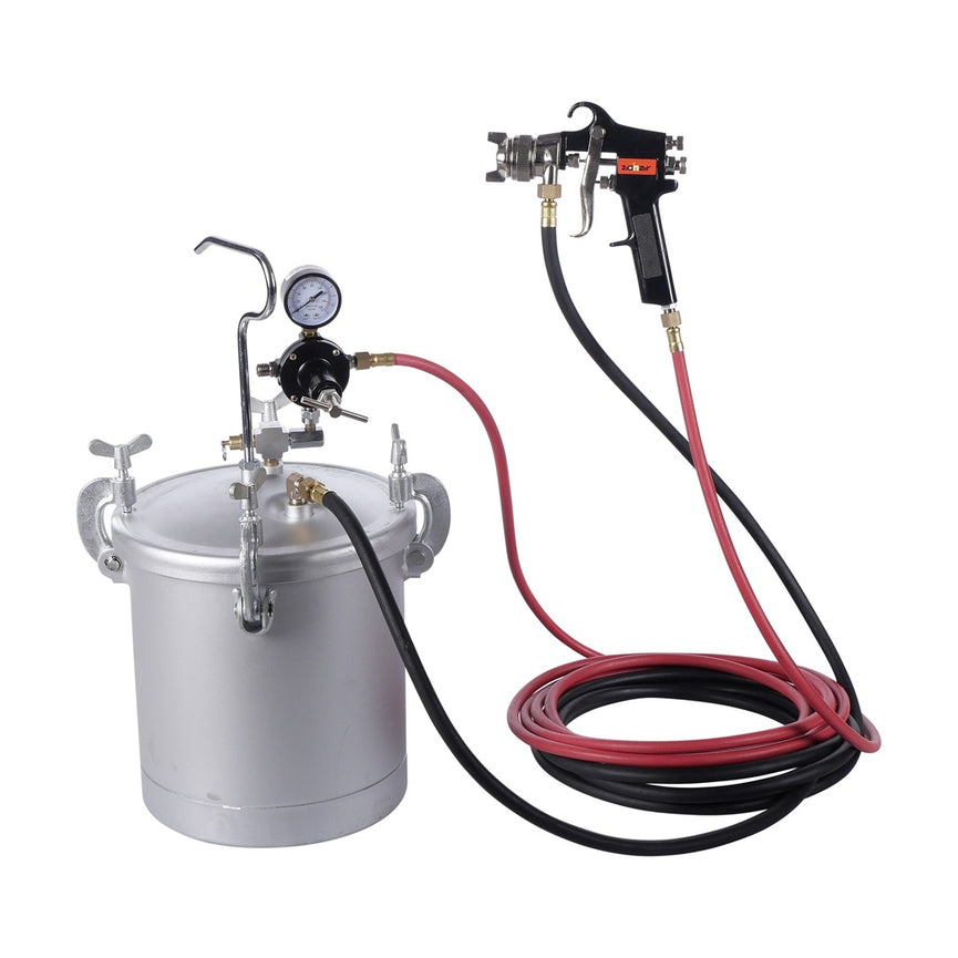 Verftank 10 liter met verfpistool-0