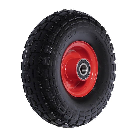 Los wiel voor steekwagen 258 x 82mm dubbele as lang-0