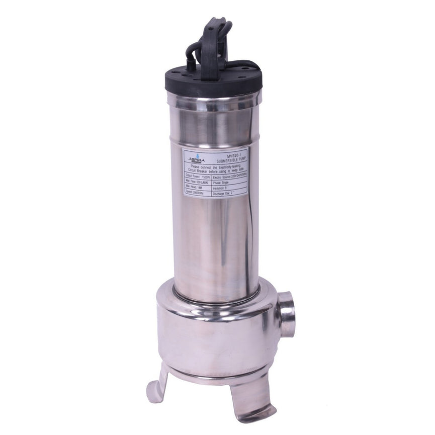 Dompelpomp RVS 1,5kW 230V-0