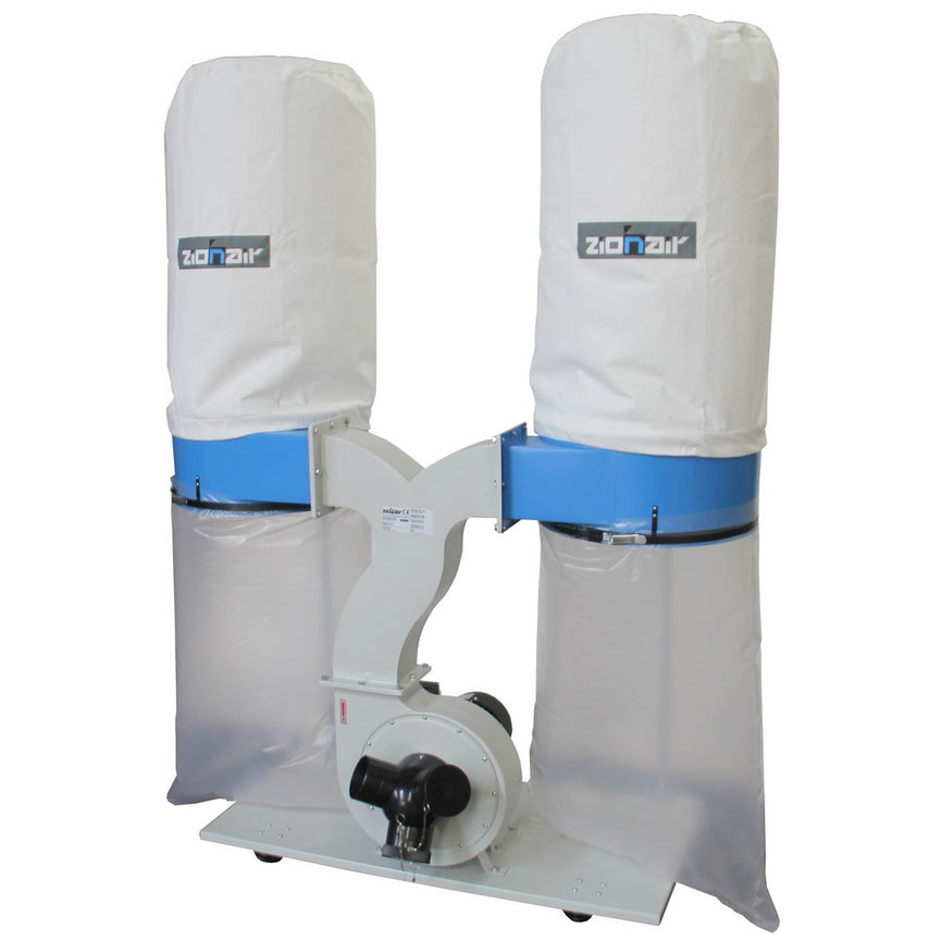 Stofafzuiginstallatie dubbel 500mm-0