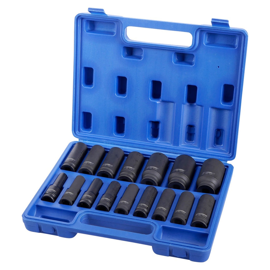 Krachtdoppenset lang 16dlg 1/2"-0