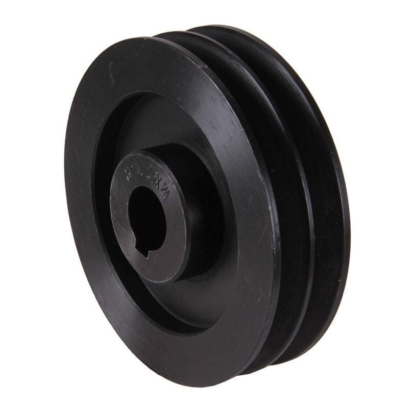 Poelie diameter 125mm gat 24mm A-type dubbel-0