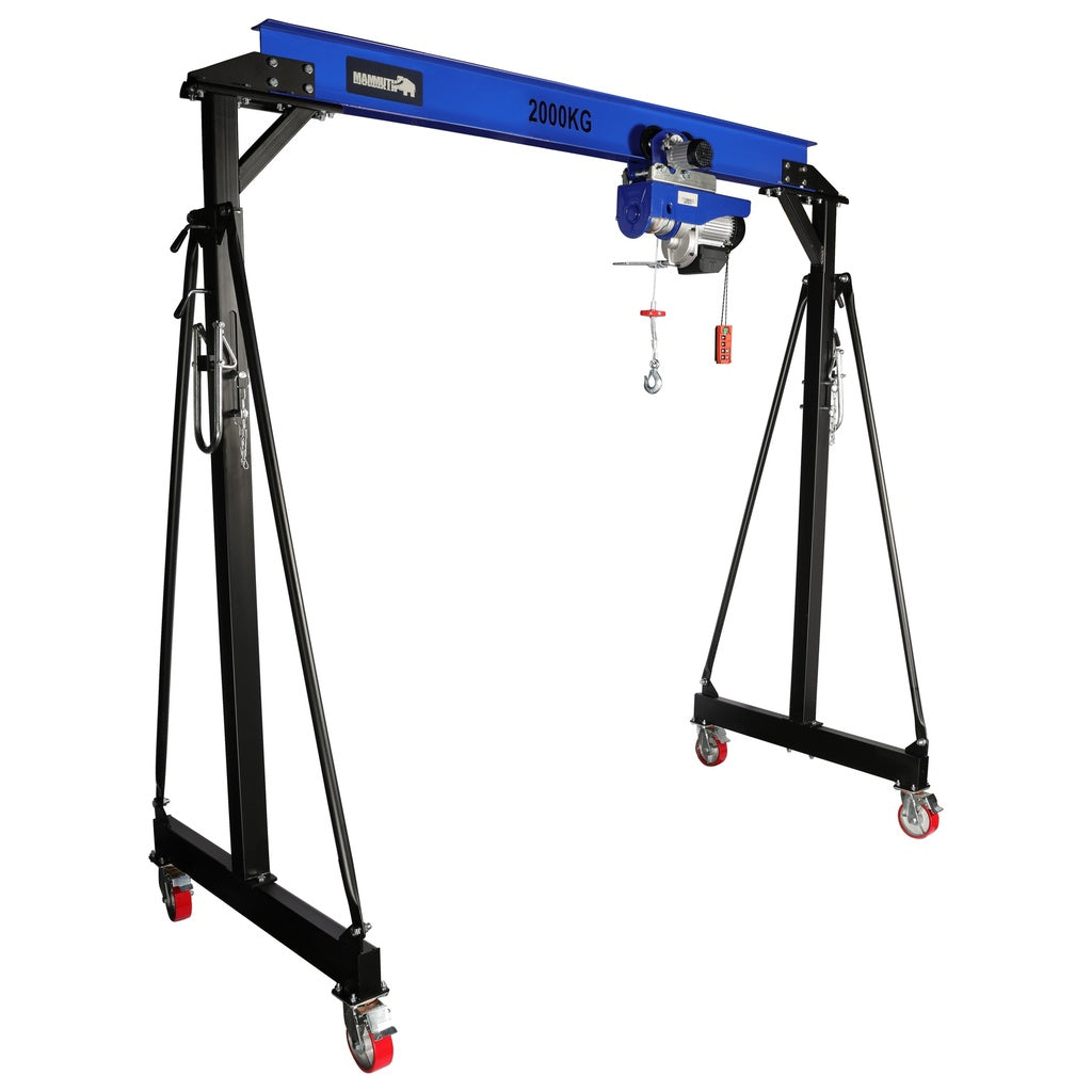 Mammuth mobiele portaalkraan 2 ton set - elektrische kabeltakel-0