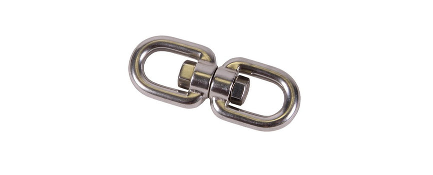 Dubbele oogwartel RVS 10mm-0