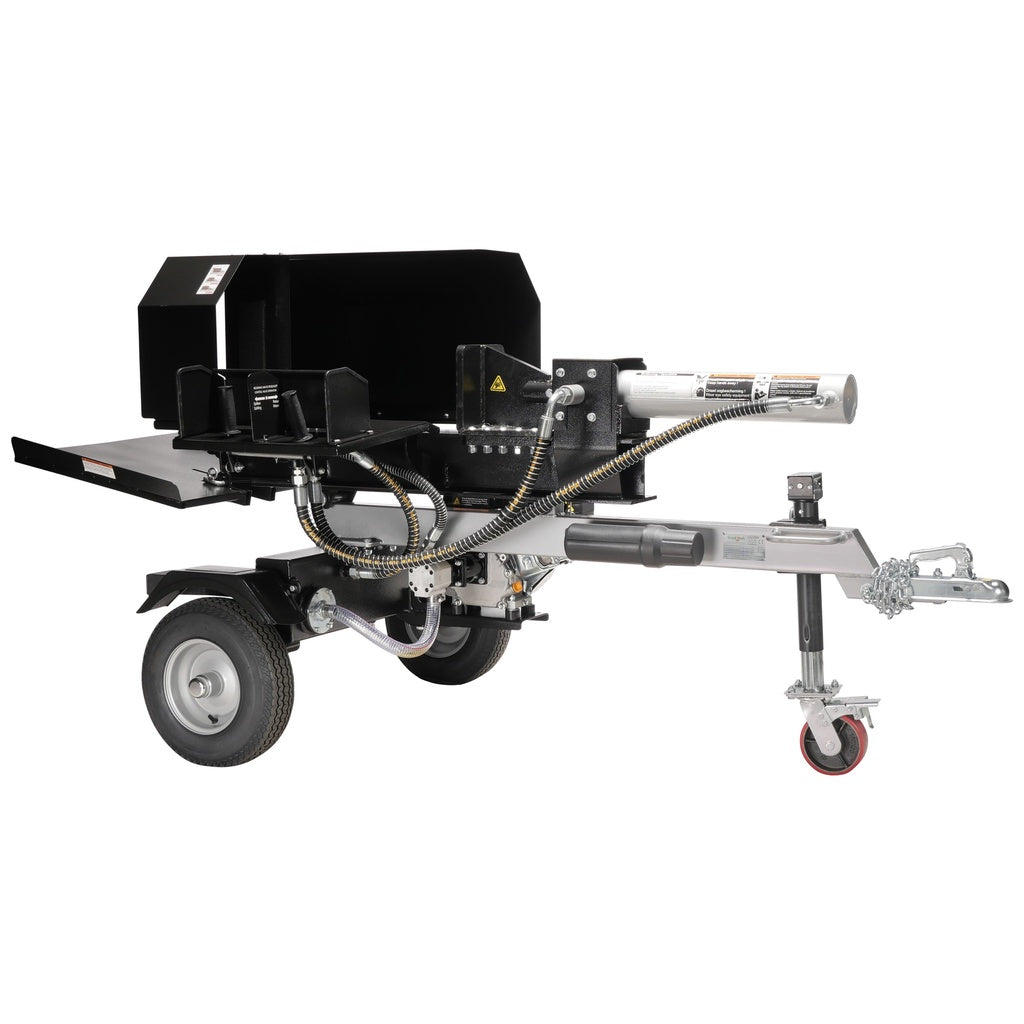 Houtklover 22 ton met benzinemotor horizontaal-0