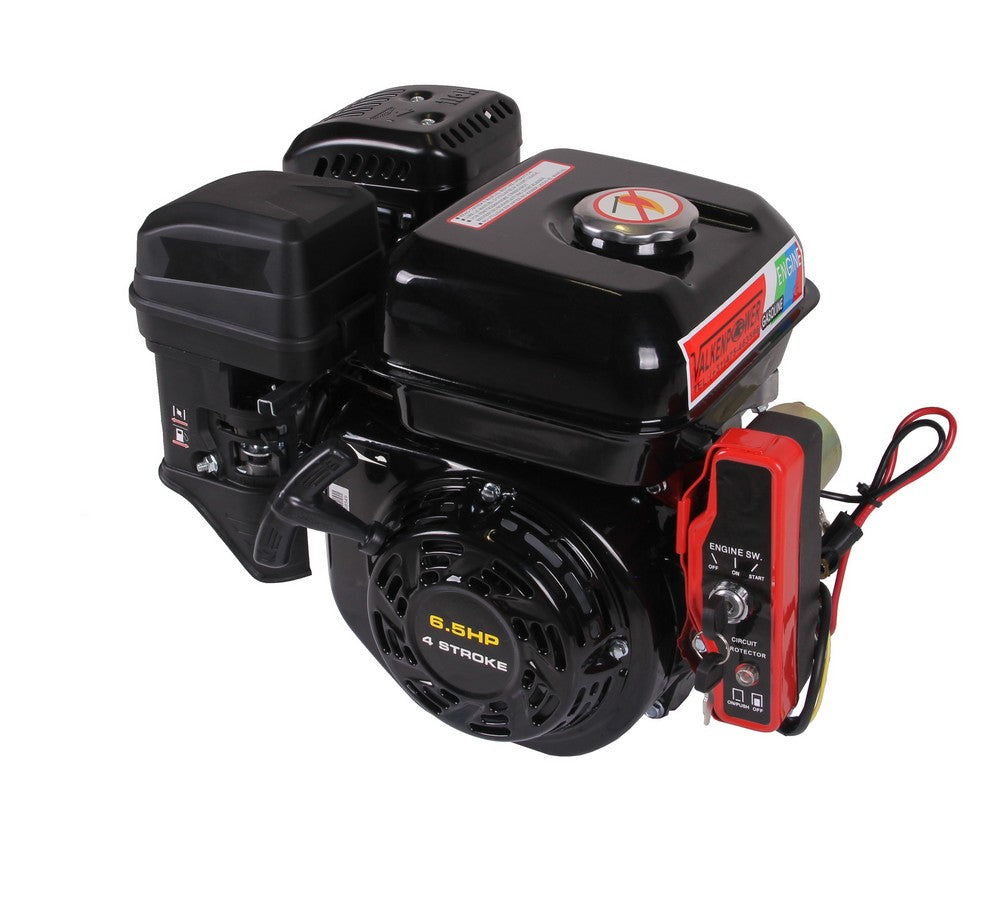 Benzinemotor E-start 6.5pk asmaat 20mm-0