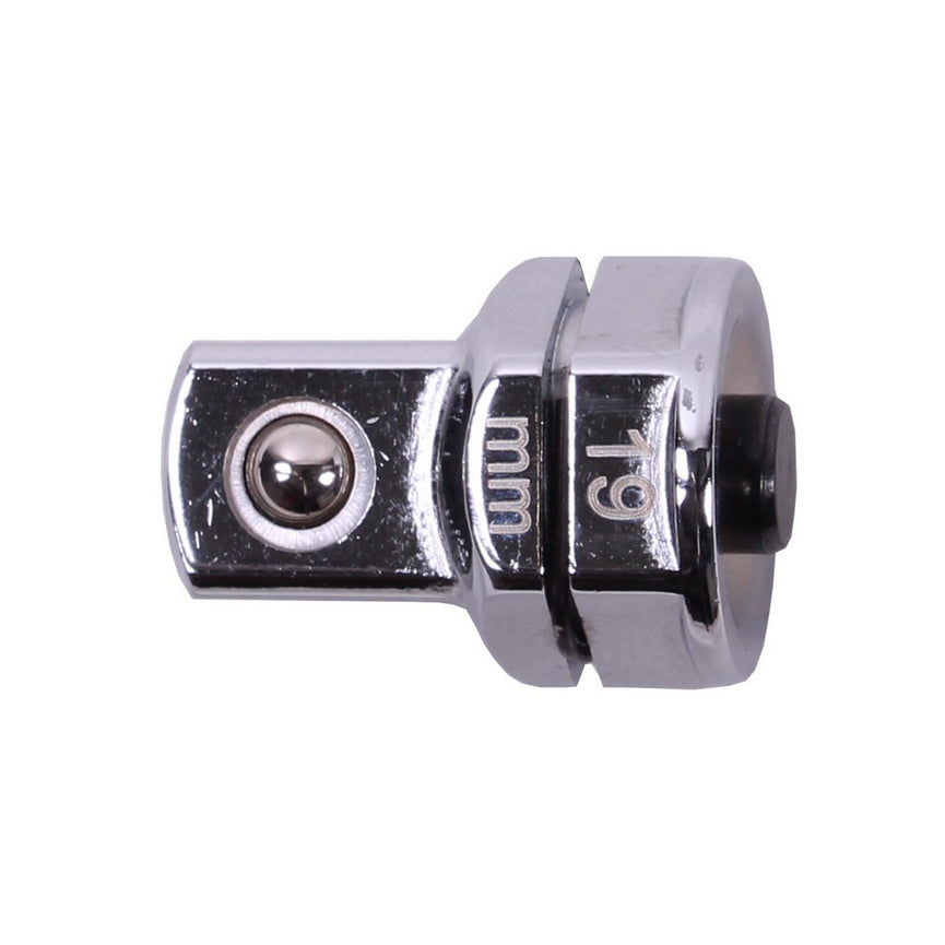 Adaptor voor ratelsleutel 1/2" x 19mm professioneel-0
