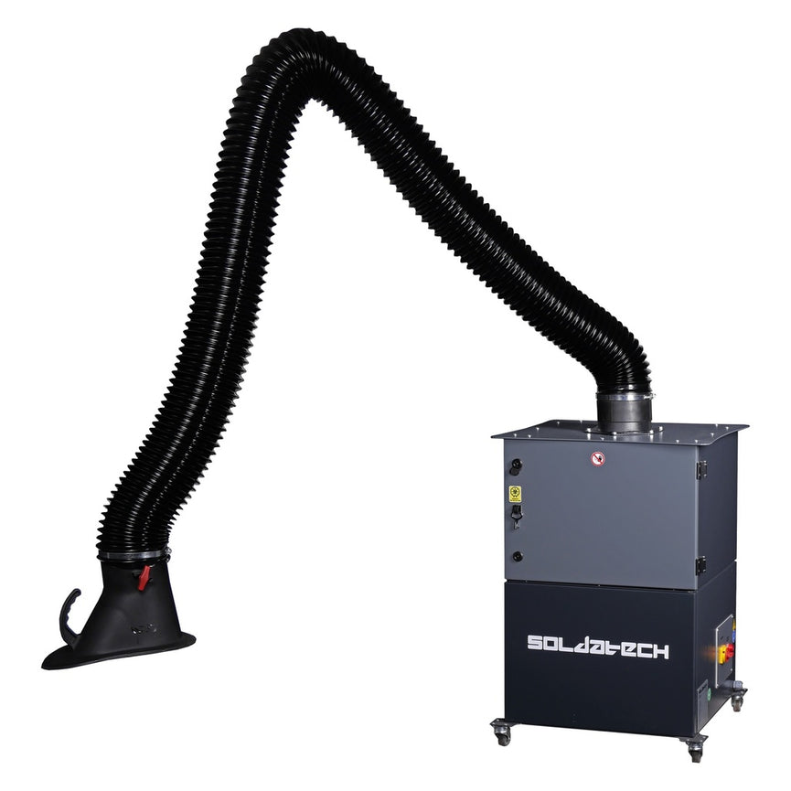 Mobiele lasdampafzuiging 0,75 kW 1000 m³/u-0