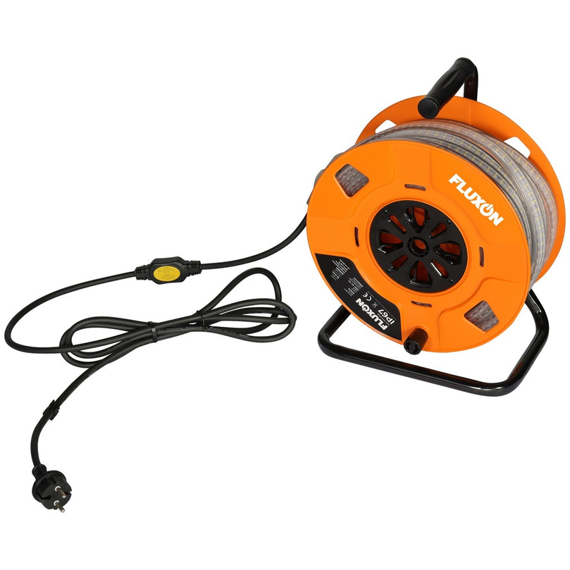 Fluxon LED lichtslang op haspel 25 meter-0