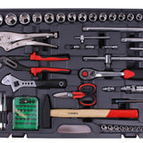 Gereedschapbox 1/4"&1/2" 117 dlg vp:13457