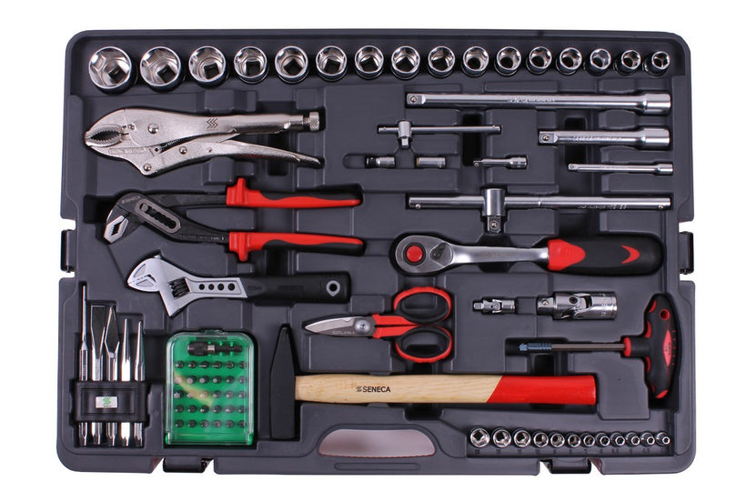 Gereedschapbox 1/4"&1/2" 117 dlg vp:13457