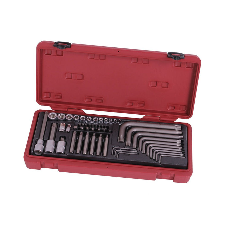 Torx gereedschapset 1/4", 3/8" 52 delig-0