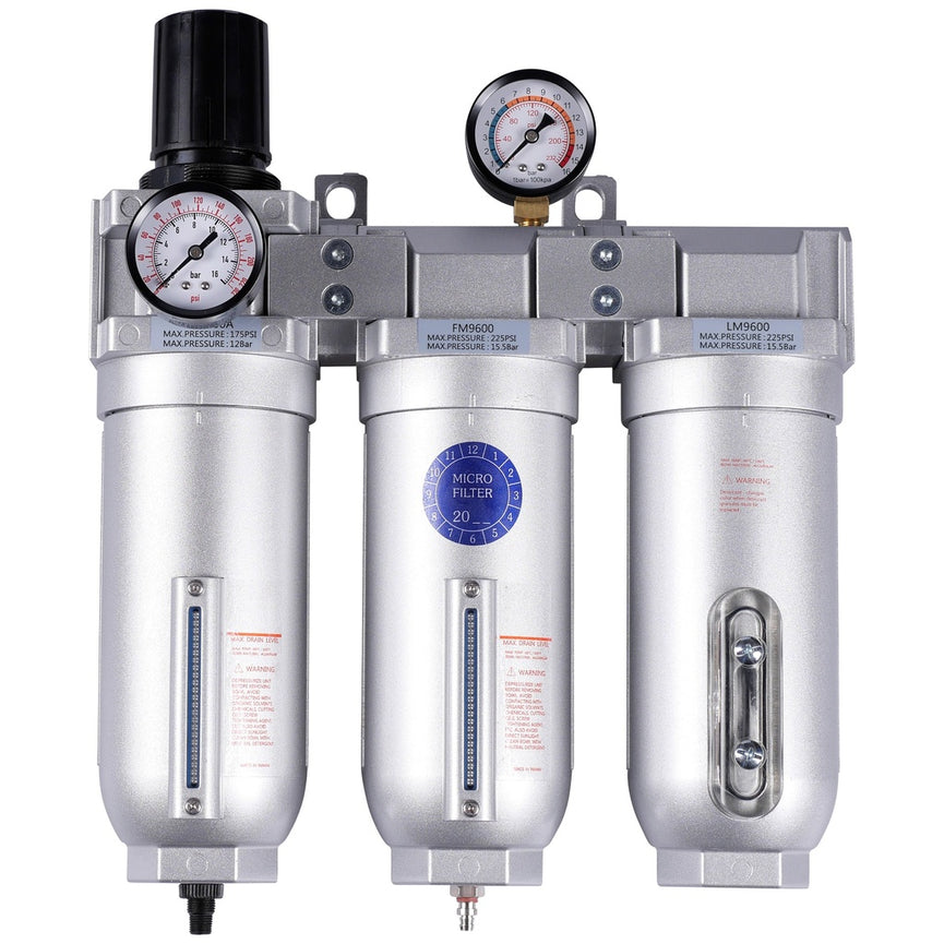 3-Stage lucht filter droger systeem 1/2"-0