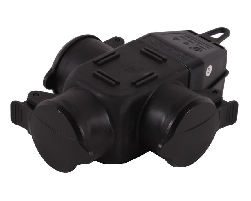 Verdeelstekker rubber 230V-0