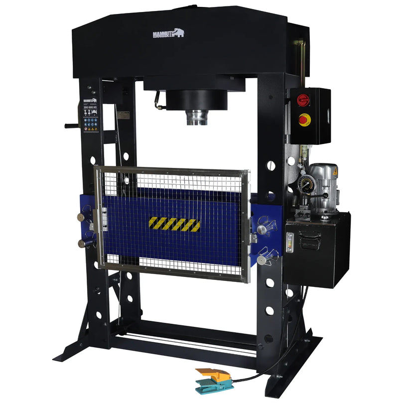 Mammuth werkplaatspers 200 ton elektrisch-0