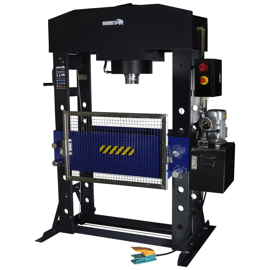 Mammuth werkplaatspers 200 ton elektrisch-0