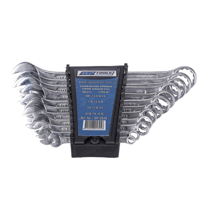 Steekringsleutelset inch maten 12 delig-0