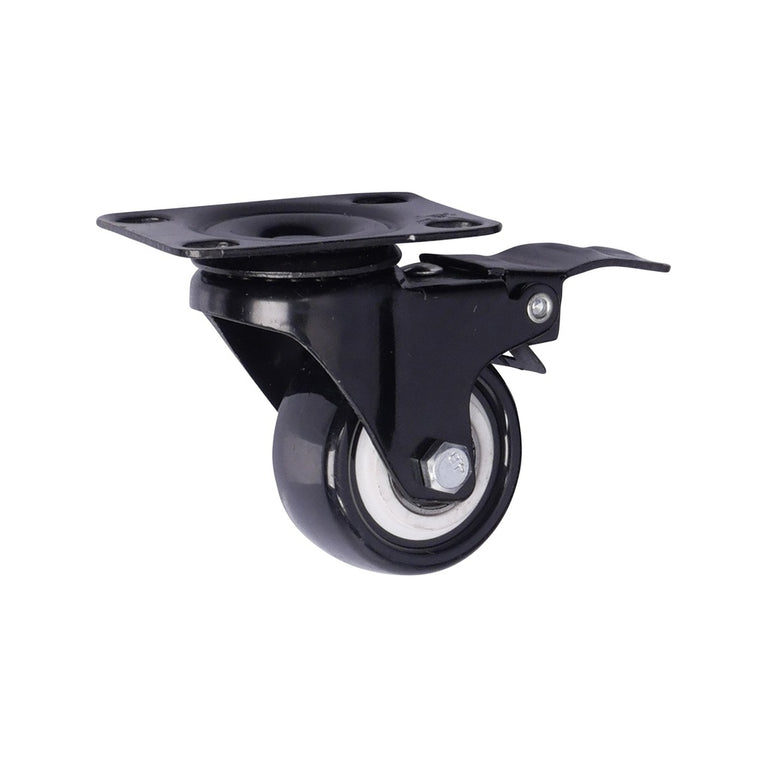 Zwenkwiel met rem 50 x 25mm PU-0