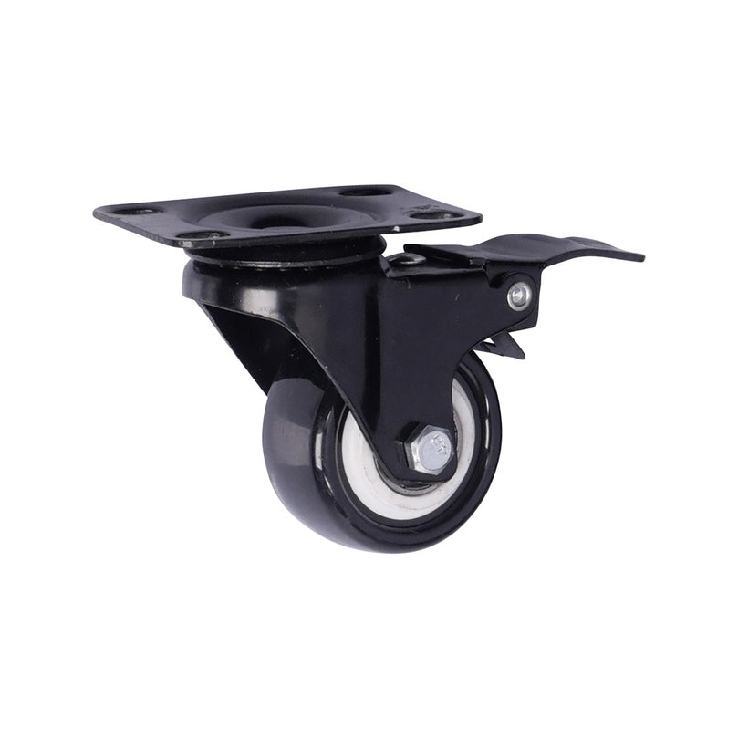 Zwenkwiel met rem 50 x 25mm PU-0