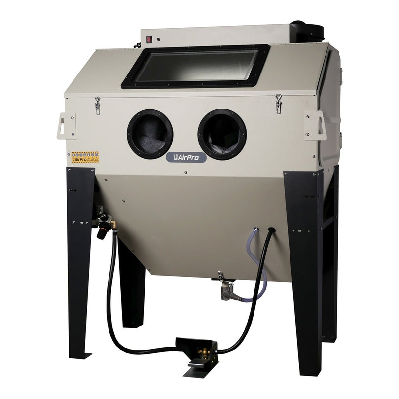 Straalcabine 420L met voordeur en 2 zijdeuren-0