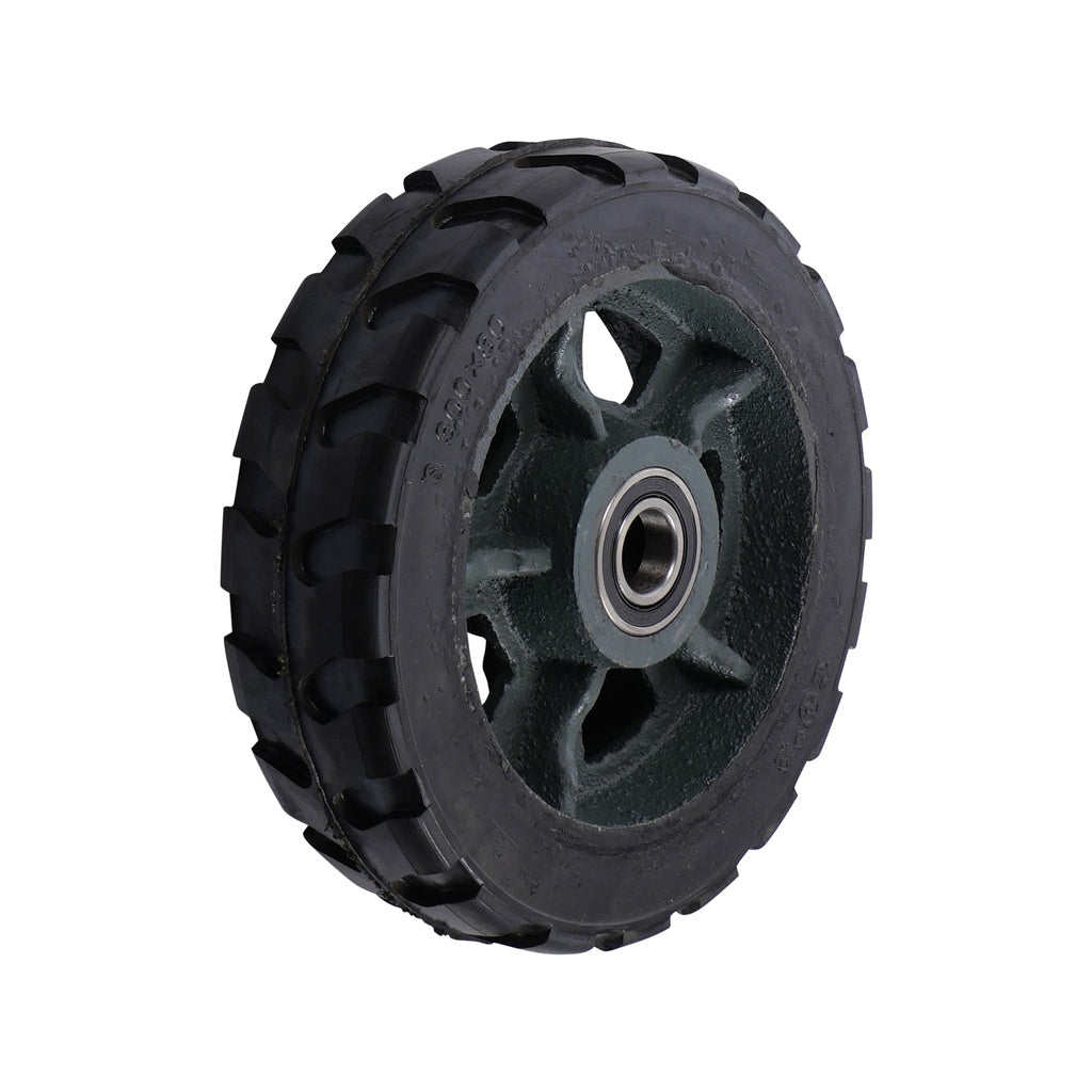 Los wiel 300 x 80mm massief rubber-0