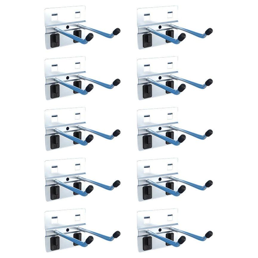 Gereedschapshaak dubbel lang 80mm 10 stuks-0