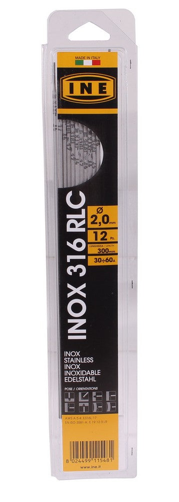 Laselektroden RVS 316RLC 2,0mm 300mm 12st-0