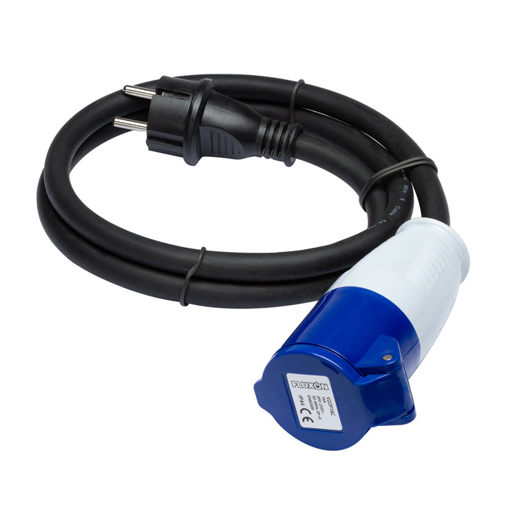 Verloopstekker 230V - 16A met 1m kabel-0