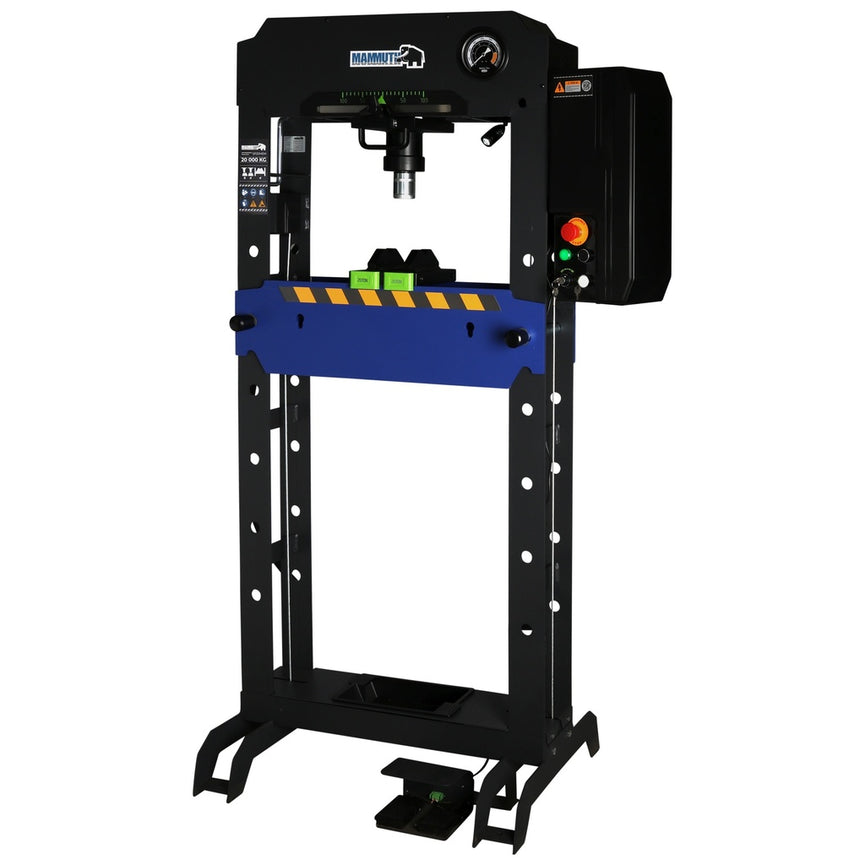 Mammuth werkplaatspers 20 ton elektrisch-0