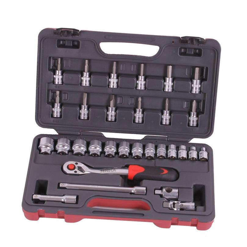 Doppendoos 3/8'' 35 delig sae professioneel-0