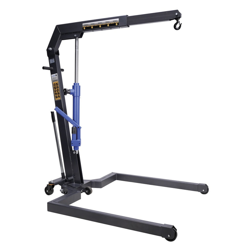 Werkplaatskraan snellift 1 ton parallel onderstel-0