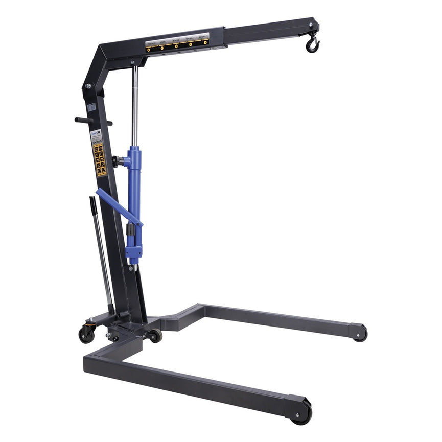 Werkplaatskraan snellift 1 ton parallel onderstel-0