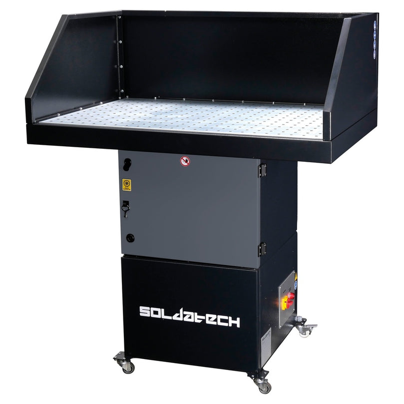 Lasdampafzuigtafel mobiel  0.75kW 1000 m³/h-0