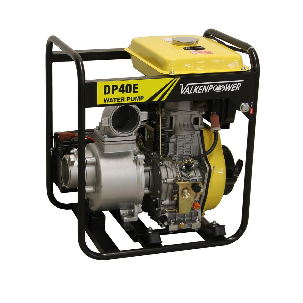 Diesel waterpomp 4'' 100mm elektrische start-0