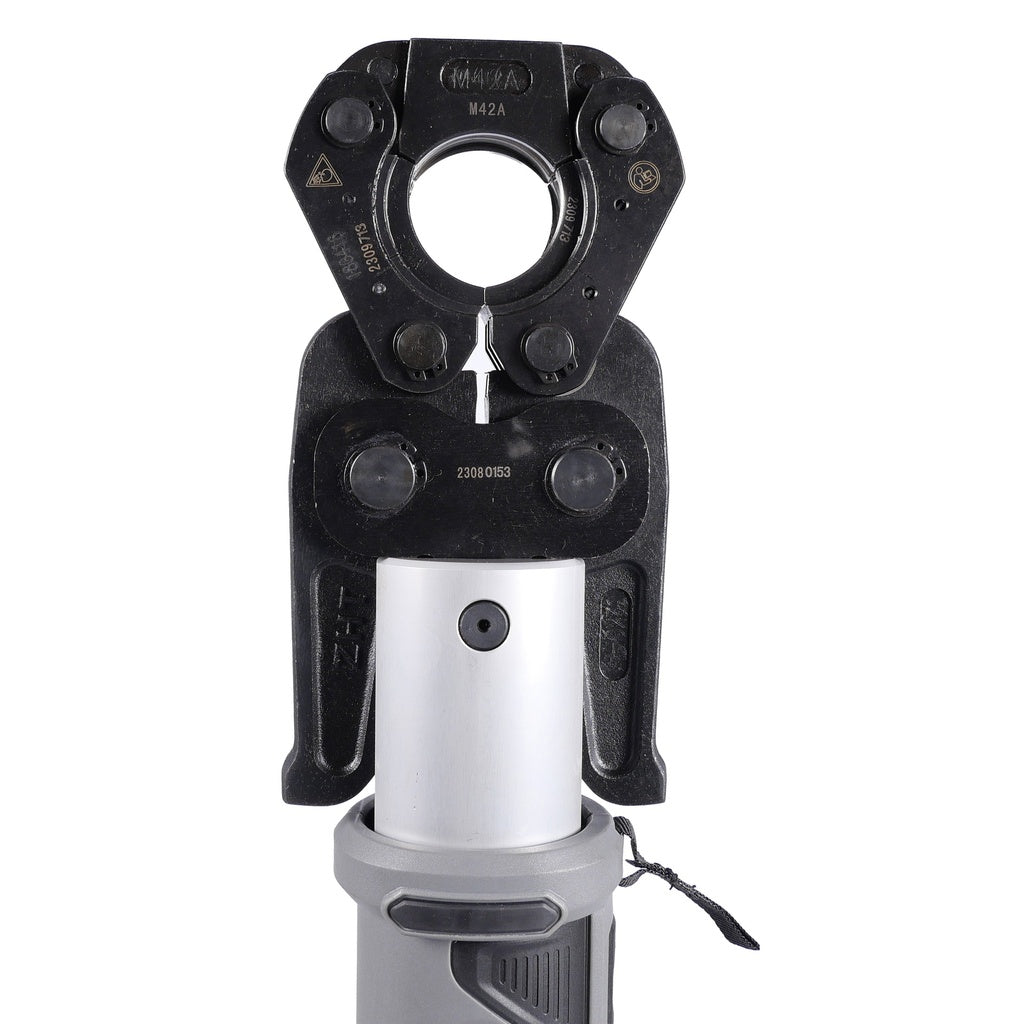 Leidingperstang 32kN incl. 3st. M-profiel persbekken + 2x 4.0Ah accu vp:36063