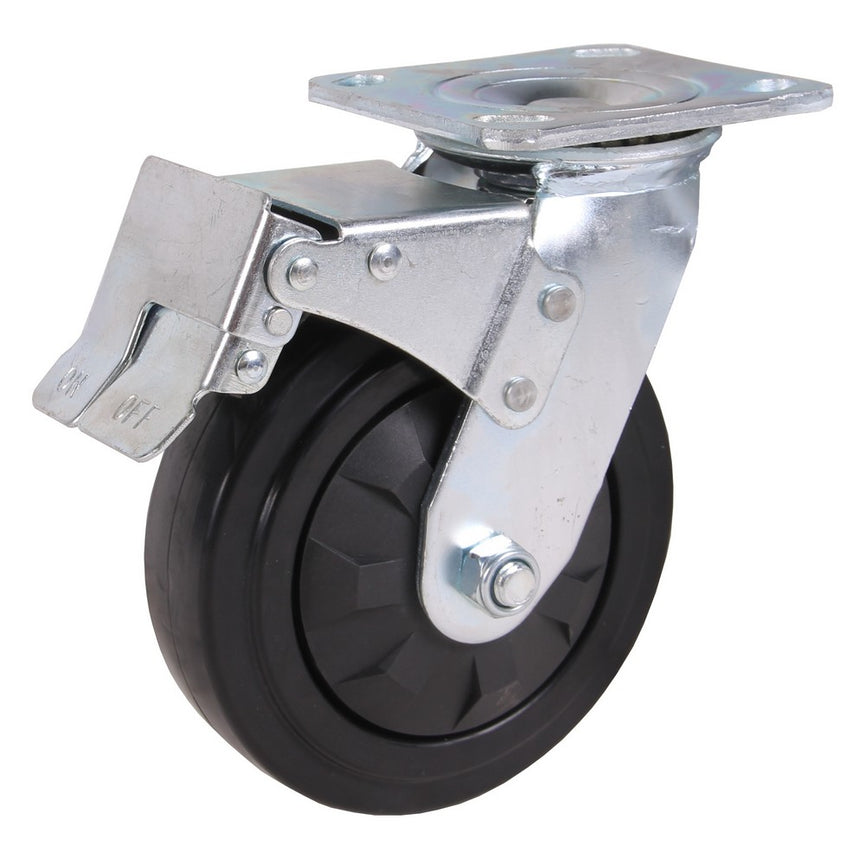 Zwenkwiel met rem 150 x 45mm PU-0