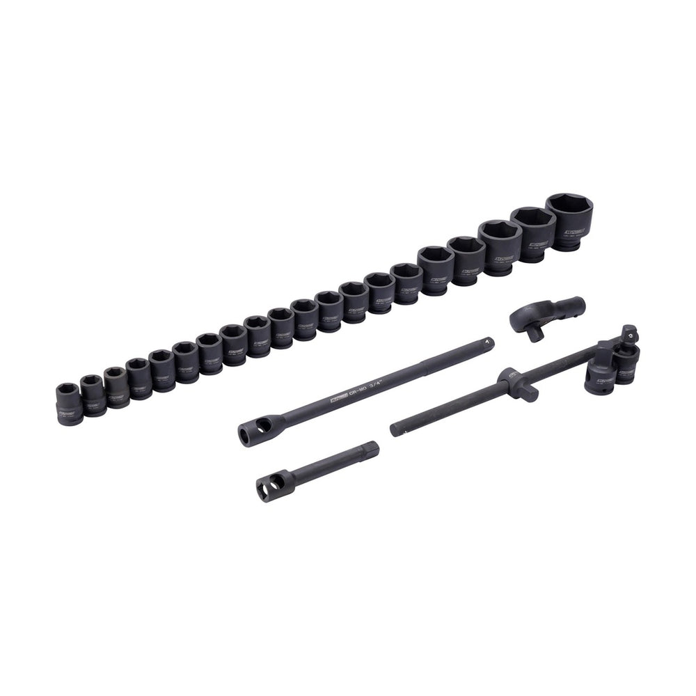 Doppendoos impact 3/4'' en 1'' 26 delig metrisch vp:19731