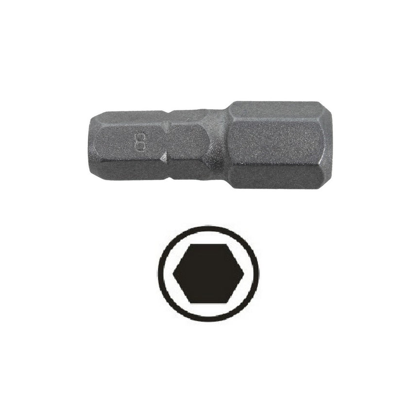 Zeskantbit 7mm 25mm-0