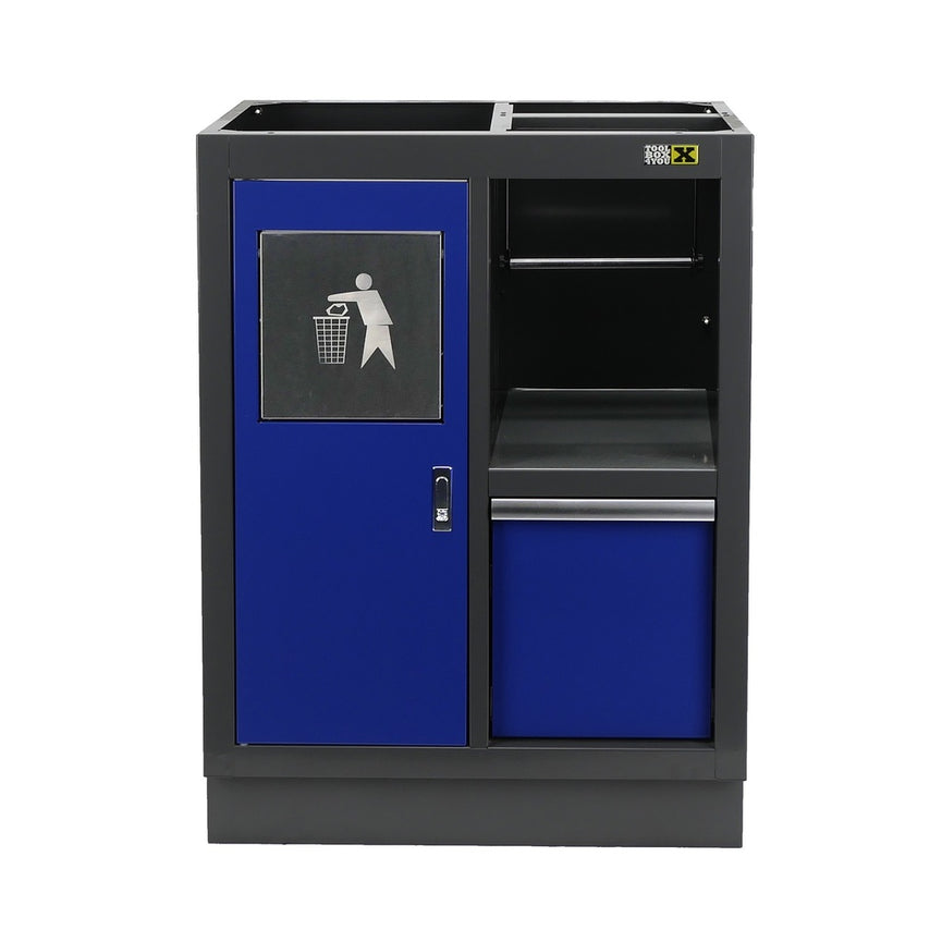 Onderkast afvalbak en papierhouder BLAUW-0